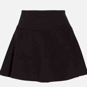Alice and Olivia  Textured Flared mini Skirt